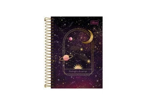 Agenda Diária 2025 Espiral Tilibra Magic Midnight 129mm x 187mm