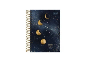 Agenda Diária 2025 Espiral Tilibra Magic Moon Lover 129mm x 187mm