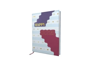 Agenda Diária 2025 Executiva Costurada Dac Happy 134mm x 190mm