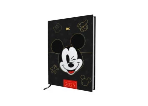 Agenda Diária 2025 Executiva Costurada Dac Mickey Mouse 134mm x 190mm