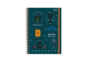 Agenda Planner 2025 Harry Potter Espiral Horcruxes Jandaia 175mm x 242mm