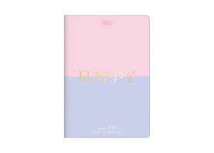 Agenda Planner 2025 Mensal Grampeado Tilibra Happy Love 178mm x 254mm