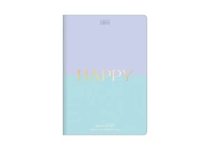 Agenda Planner 2025 Mensal Grampeado Tilibra Happy Shine 178mm x 254mm