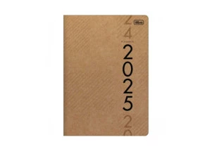 Agenda Planner 2025 Mensal Grampeado Tilibra Kraftwork Vertical 178mm x 254mm