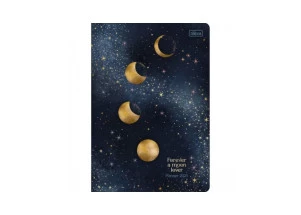 Agenda Planner 2025 Mensal Grampeado Tilibra Magic Moon Lover 178mm x 254mm