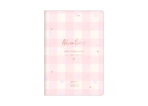 Agenda Planner 2025 Mensal Grampeado Tilibra Soho Xadrez 178mm x 254mm