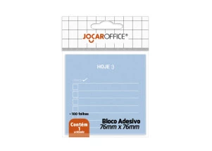 Bloco Adesivo Hoje Azul Check List 76x76mm Jocar Office