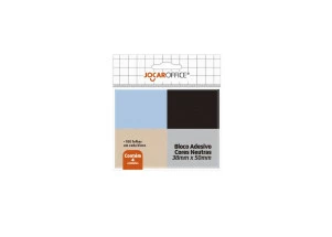 Bloco Adesivo Jocar Office C/4 Cores Neutras 38x50mm 100F
