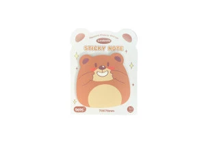 Bloco Adesivo Kawaii Fofo Urso Sorriso