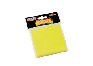 Bloco Adesivo Amarelo Neon BRW- 100F