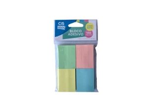 Bloco Adesivo Cis Stick Pastel 4 Cores 38x50mm 100F