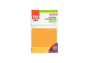 Bloco Adesivo Tris Holic Laranja 100F 76mmx76mm