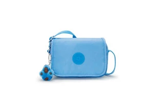 Bolsa Kipling Ikene Fairy Aqua Metallic Transversal