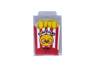 Borracha Batata Frita Kawaii Vermelho