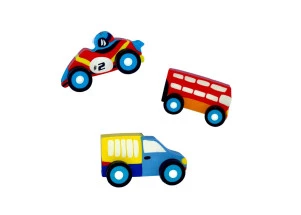 Borracha Fantasia Articulável Carros 3D Cis