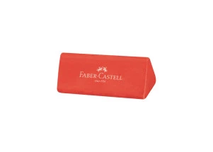 Borracha Escolar Faber Castell Triangular Jumbo