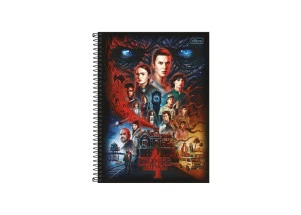 Caderno Stranger Things Universitário 1 Matéria Season 4