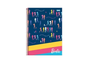 Caderno Barbie Universitário 10 Matérias 160 Folhas Friends