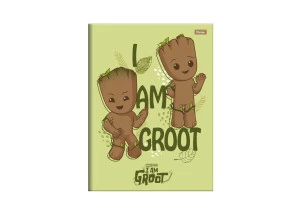 Caderno Brochurão Groot Marvel Foroni I Am Groot