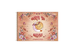 Caderno Cartografia E Desenho Tilibra Gypsy Born To Shine