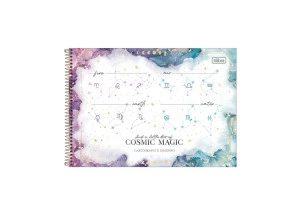 Caderno Cartografia E Desenho Tilibra Magic Cosmic