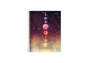 Caderno Colegial 1 Matéria 80 Folhas Magic Tilibra Cosmos