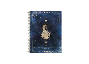Caderno Colegial 1 Matéria 80 Folhas Magic Tilibra The Sun