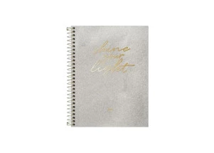 Caderno Colegial 1 Matéria 80 Folhas Tilibra Cambridge Shine Prata