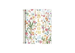 Caderno Colegial 1 Matéria 80F Capricho Bloom Tilibra