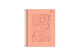 Caderno Colegial 1 Matérias Marie Disney Foroni