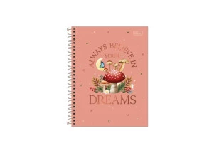 Caderno Colegial 10 Matérias Loveland Tilibra Dreams