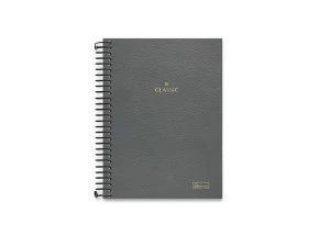Caderno Colegial Com Planejamento Mensal Classic Cadersil Chumbo