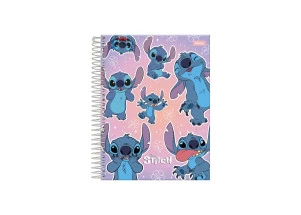 Caderno Colegial Stitch 1 Matéria 80F Foroni Caretas