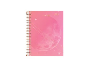 Caderno Colegial 15 Matérias Infinity Cadersil Rosa