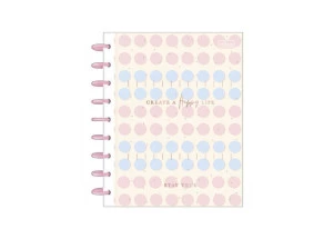 Caderno De Discos Tilidisco Colegial Soho Happy Life 10 Matérias 160F Tilibra