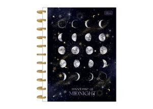 Caderno De Discos Tilidisco Magic The Moon 10 Matérias 160F Tilibra