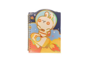 Caderno Kawaii Fofo M Coelho Astronauta