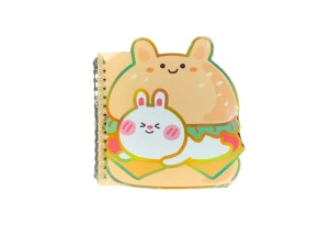 Caderno Kawaii Fofo M Coelhinho Sanduíche