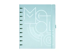 Caderno Ótima Systemflex Linha Metallic Verde 21x27;5