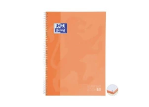 Caderno Universitário Oxford 5 Matérias Peach Laranja Pastel