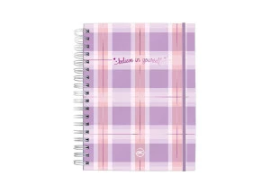 Caderno Smart Colegial Wire-o Xadrez