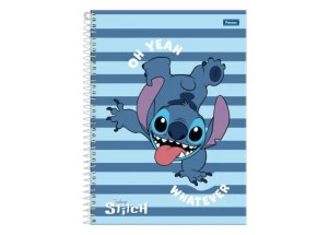 Caderno Universitário 1 Matéria Stitch Foroni 80f