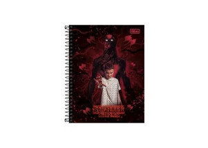 Caderno Stranger Things Colegial 10 Matérias Tilibra Eleven