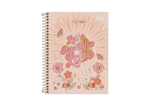 Caderno Universitário 1 Matéria 80F Gypsy Tilibra Rosa