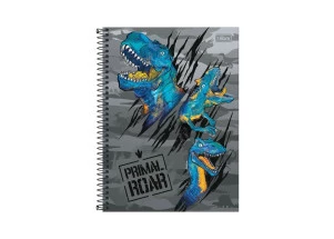 Caderno Universitário 1 Matéria 80F Raptor Tilibra Roar