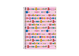 Caderno Universitário 1 Matéria 80F Spice Tilibra Gummy