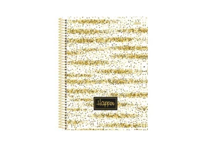 Caderno Universitário 10 Matérias Happen São Domingos Branco