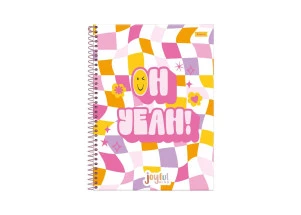 Caderno Universitário 10 Matérias Joyful Foroni Oh Yeah