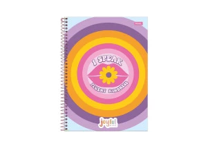 Caderno Universitário 10 Matérias Joyful Foroni Kindness