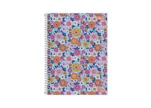 Caderno Universitário 12 Matérias 240F Tilibra D+ Floral